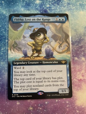 1x MTG OTJ Fblthp, Lost on the Range (Extended Art), Near Mint​ | eBay
