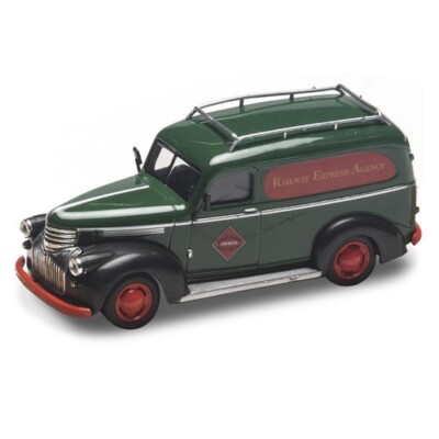 1:48 Scale Die-Cast 1946 Chevrolet Panel Truck - RAILWAY EXPRESS AGENCY -RETIRED