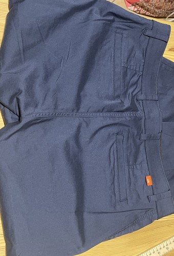 Nike Pants Mens Dri Fit 32 X 30 Medium Navy Elastic Waist Band Stretch Fabric - Picture 5 of 9