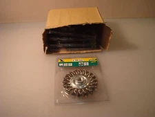 Wolfcraft inox wire brush 100mm M14 x5