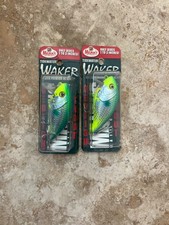 Vintage Crankbait Mann’s Waker Discontinued lot of 2 Citrus Shad