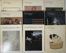 Vintage Communication Arts Magazine Lot Of 9 Graphic Design Advertising Art