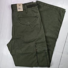 Levis Baggy xx Cargo Pants Olive Green 30x32 Mens New With Tags Stylish Workwear
