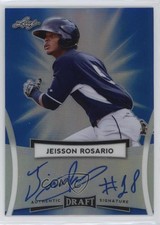 2018 Leaf Metal Draft Flashback Blue 25/50 Jeisson Rosario #FB-JR1 Auto ez6