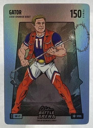 2026 Bo Jackson Battle Arena Gator Steve Spurrier Silver Steel 150