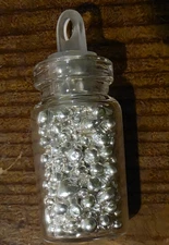 10 Grams OF .999 FINE SILVER SHOT! PURE in Glass Vial - The Best Pure Silver !!