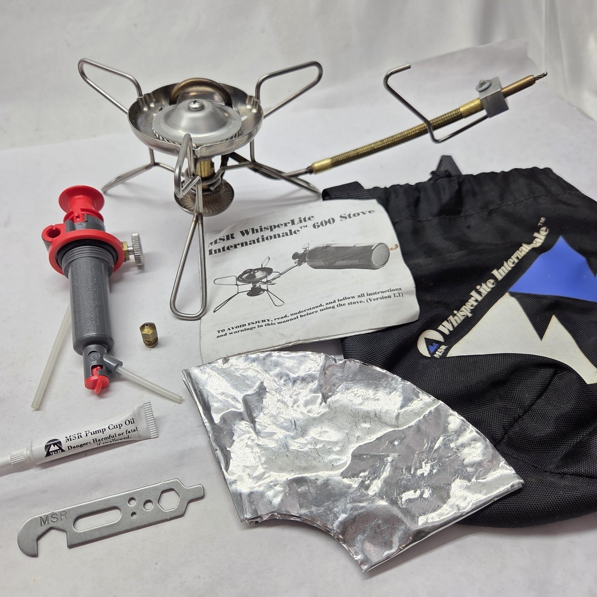 MSR Whisperlite International 600 Stove Backpacking Camping Hiking