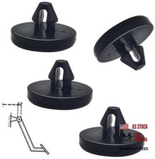 Car Brake Switch Stopper, Nylon Brake Light Switch Limit Stop 4 PCS Black