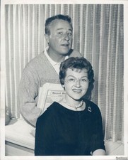 1958 Jo Stafford Songstress Milton Berle Program Vocalist Stars Photo 8x9