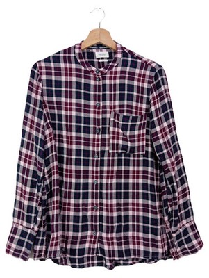 MARC O POLO Bluse Damen 36/S Mehrfarbig Kariert Langarm Viskose
