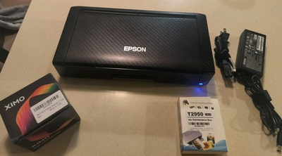#ad Epson WorkForce WF 110 Inkjet Printer New Maint Cart 5 New Cartridges Bundle $100.00