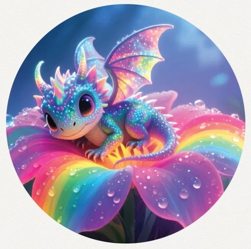 Hayleybug 1/2 oz The Dragon that Bloomed silver round w/ COA POP 15