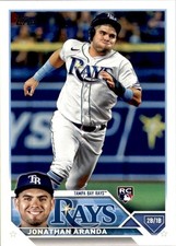 Jonathan Aranda 2023 Topps Series 1 #154 Tampa Bay Rays