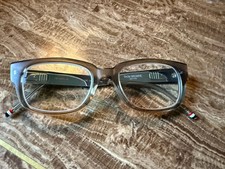 THOM BROWNE TB-007C-51 TRANSLUCENT GRAY AUTHENTIC EYEGLASSES FRAME 51-20