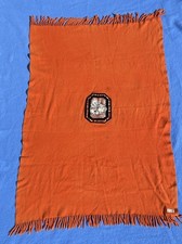 VTG Pendleton Mills Stadium Blanket Orange Oregon University OSU Beavers 1960s