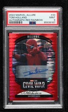 2022 Upper Deck Marvel Allure Red Tom Holland as Spider-Man PSA 9 MINT Auto a2v