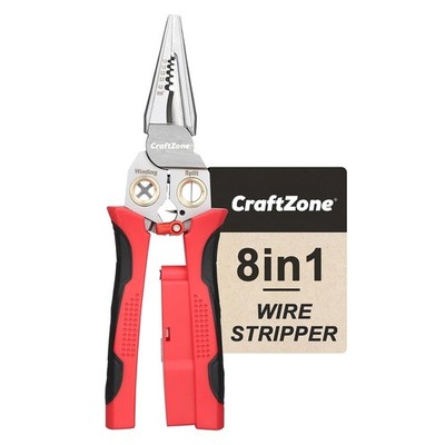 Multi Function 8 in 1 Electric Wire Stripping Tool with Voltage Tester