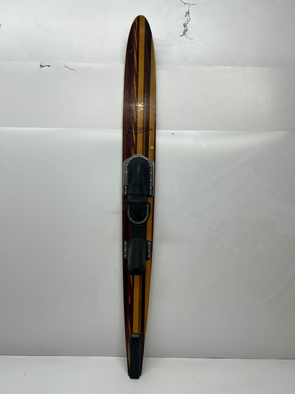 Vintage Maherajah Maha Wood Slalom Water Ski 69 1/4"