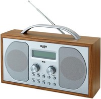 Bush Bluetooth DAB Radio Portable Wooden Design LCD Display  7362325