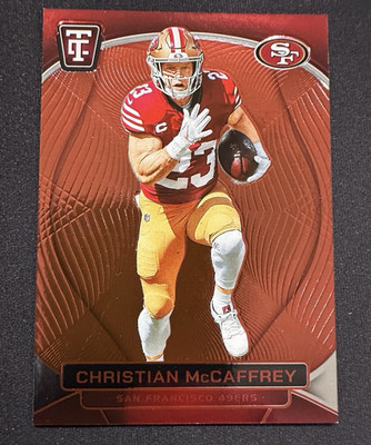 2024 Panini Totally Certified Christian McCaffrey Mirror Red /249 #81 49ers