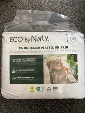 Image of Eco by Naty Nappies, Size 1 - 25 per pack