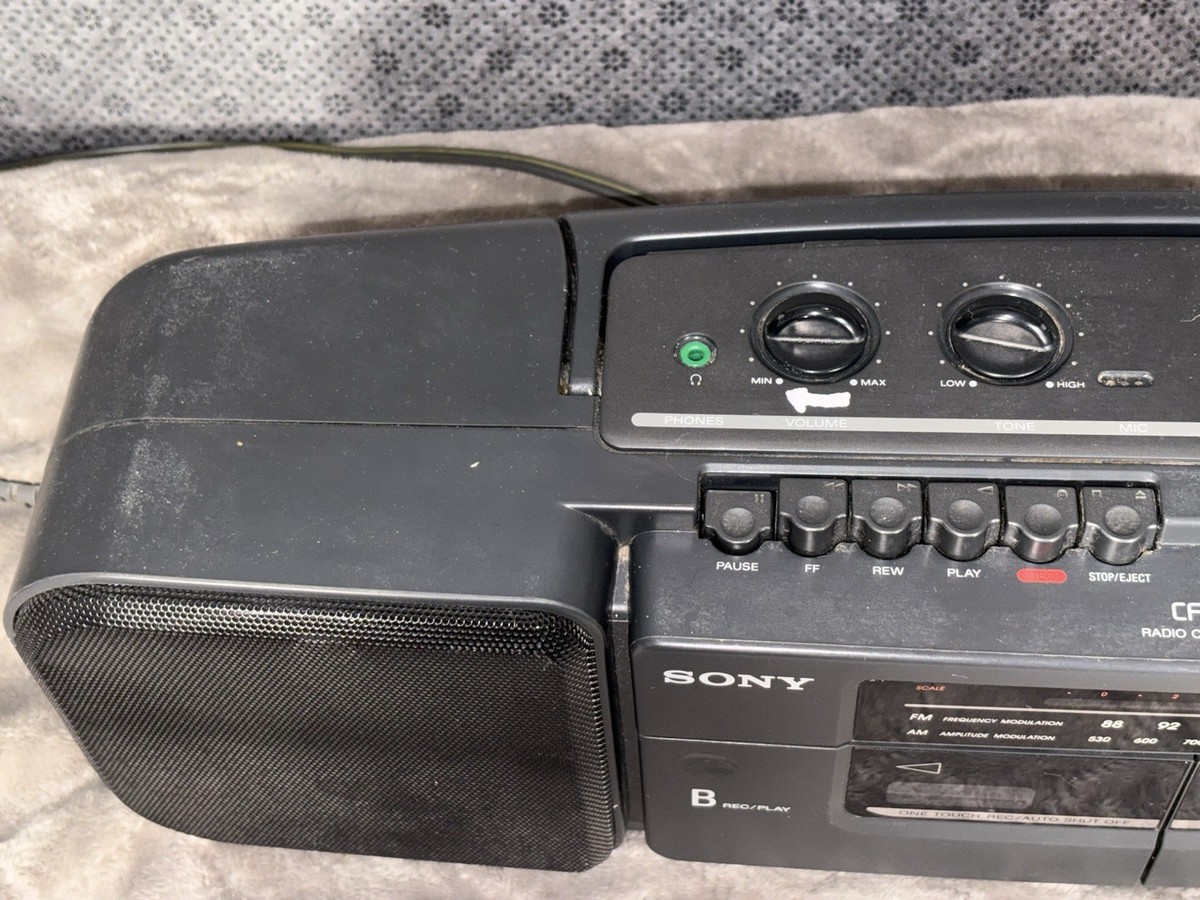 ラジオ・コンポ SONY TV/FM/AM CFS-W30 昭和レトロ SONY CFS-W30