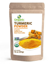 Organic Turmeric Powder W/Curcumin  16Oz or 454G  USDA Organics and Non-Gmo 