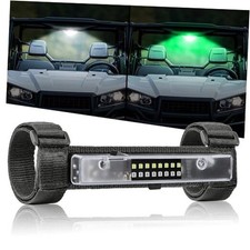 UTV Interior Dome Light with Switch, FASTCHOY AUTO Roll Bar Green and White