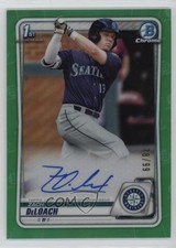 2020 Bowman Draft Chrome Picks Green Refractor 78/99 Zach DeLoach Auto 01nw