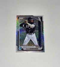 Chicago White Sox Ryan Burrowes 2024 Bowman Chrome BB Mega Mojo Refractor RC