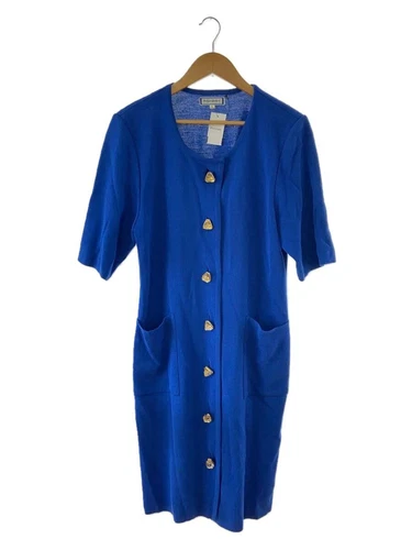 SAINT LAURENT (YSL) Abito YVES SAINT LAURENT maglia manica corta blu L