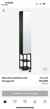 Next Mirrored Slim Line Cabinet