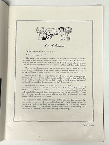 Bellows Free Academy BFA Jahrbuch 1947 Taschenbuch St. Albans Vermont Mercury - Bild 10 von 19