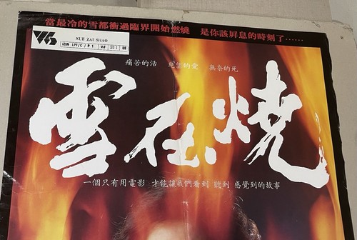 1980's 任達華 葉全真 雪在燒 Hong Kong movie poster Yeh Chuan Chen Simon Yam - Picture 3 of 5