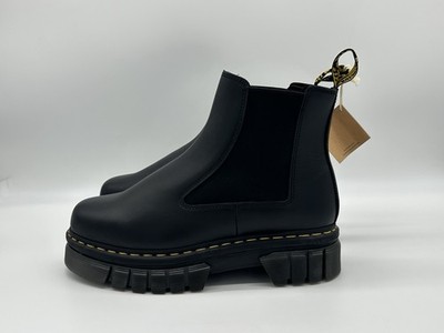Dr Marten s Audrick Nappa Leather Men's Size 14 Platform Chelsea Boots Black