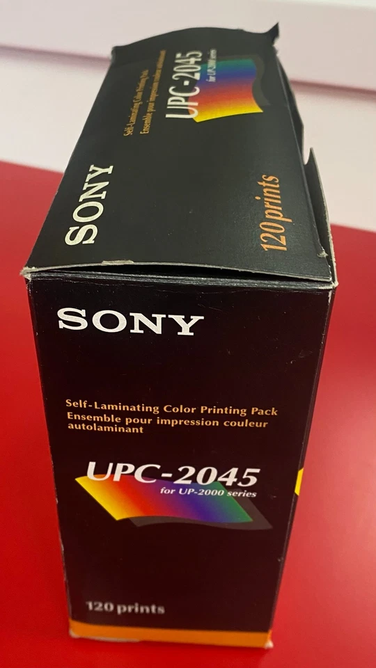 Sony Color Printing Pack UPC-2045 for UP-2000 series 120 prints NEW - Image 4 of 4