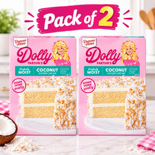 2 Pack Coconut Flavored Cake Mix, 15.25 oz Each Free Ship in 2 Days.