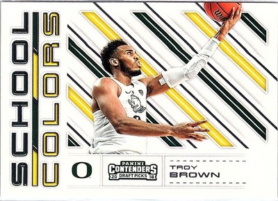 2018 Panini Contenders Draft Picks #19 Troy Brown Jr. School Colors