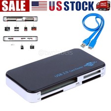 USB 3.0 Memory Card Reader Adapter 5GBPS Fit For CF/TF/SD/Micro SD/XD/M2/MS Card