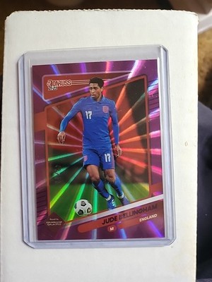 2021-22 Panini Donruss Road to Qatar - Jude Bellingham #48 Holo Purple Laser /99