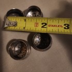 Lot Of 4 Antique Silverplate Replacement Salt And Pepper Lids. — photo 8