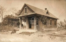 Bank Building REMINGTON Virginia Fauquier County 1909 RPPC Photo Postcard COPY