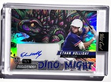 MLB BROTHERS  Ethan Holliday Auto 1/1 & Jackson Holiday PSA 9 baby bird BOTH 🔥