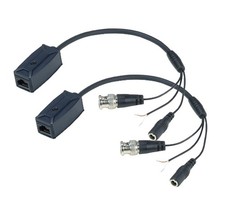 TTP111VPD-RJ45-J Video Power Data Balun-BNC male to RJ45 female, Power DC Jack