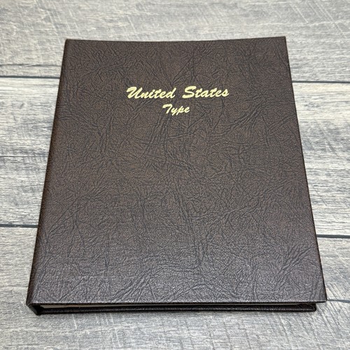 DANSCO Coin Album #7070 United States Type 5 Pages World Coin Library NO COINS