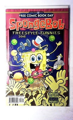 Spongebob Freestyle Funnies FCBD #2016 2016 United Plankton SquarePants Comic