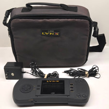 Atari LYNX Handheld Console PAG-0201 No Power Parts/Repair: Includes Travel Bag