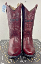 Nib Mens Alvies Billy Gibbons Zztop Bfg 01 33 Coupe Cowboy Boots Size 10.5 Ee