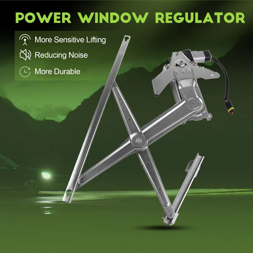 Regulador de ventana eléctrica con motor para Dodge Ram 3500 5,9 L 8,0 L 1994-2002 delantero izquierdo Foto 3 de 4