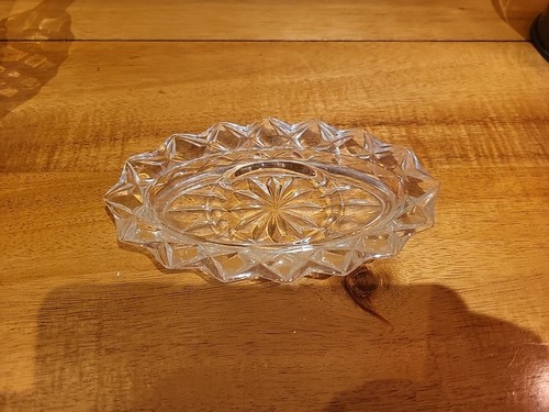 Vintage 1930s pressed glass retro art deco diamond design sauce/gravy boat - Picture 5 of 10